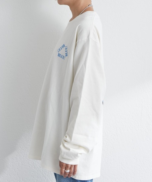SHENERY（シーナリー）の「BLUE!BLUE!BLUE!Tee（Tシャツ/カットソー・レディース・オフホワイト・FREE）」の19枚目の写真