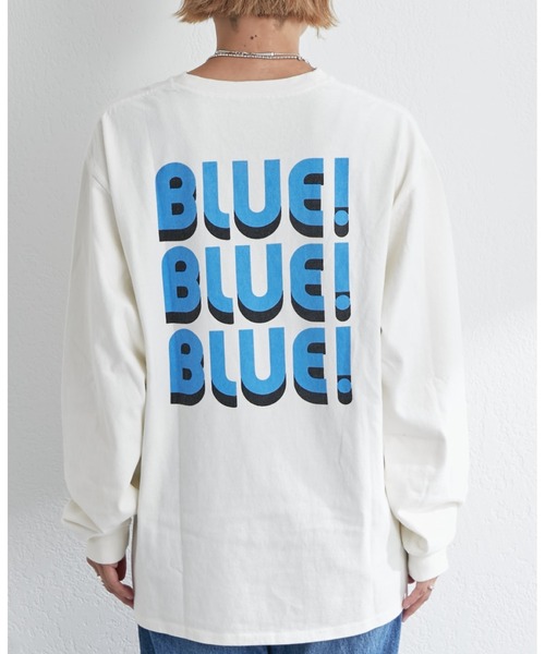 SHENERY（シーナリー）の「BLUE!BLUE!BLUE!Tee（Tシャツ/カットソー・レディース・オフホワイト・FREE）」の20枚目の写真