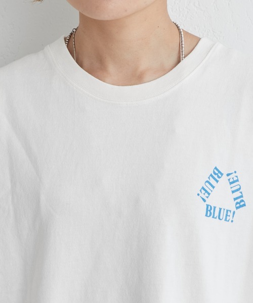 SHENERY（シーナリー）の「BLUE!BLUE!BLUE!Tee（Tシャツ/カットソー・レディース・オフホワイト・FREE）」の21枚目の写真