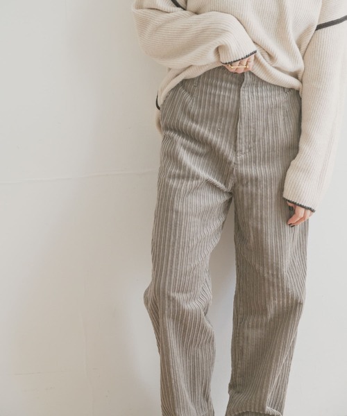 ITEMS URBANRESEARCH(アイテムズ アーバンリサーチ)の「コーデュロイワイドパンツ(その他パンツ・レディース・グレー/ホワイト系その他/ブルー・FREE)」の11枚目の写真