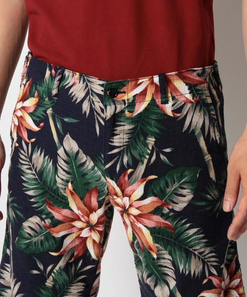 SHIPS GENERAL SUPPLY（シップスジェネラルサプライ）の「SHIPS GENERAL SUPPLY(シップス ジェネラルサプライ): トロピカルフラワーバミューダショーツ■（その他パンツ・メンズ・ネイビー/ナチュラル/ワイン/オリーブ/ブルー系その他・LARGE/MEDIUM/X-LARGE/SMALL）」の6枚目の写真