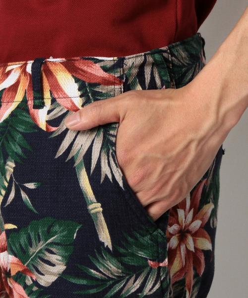 SHIPS GENERAL SUPPLY（シップスジェネラルサプライ）の「SHIPS GENERAL SUPPLY(シップス ジェネラルサプライ): トロピカルフラワーバミューダショーツ■（その他パンツ・メンズ・ネイビー/ナチュラル/ワイン/オリーブ/ブルー系その他・LARGE/MEDIUM/X-LARGE/SMALL）」の9枚目の写真