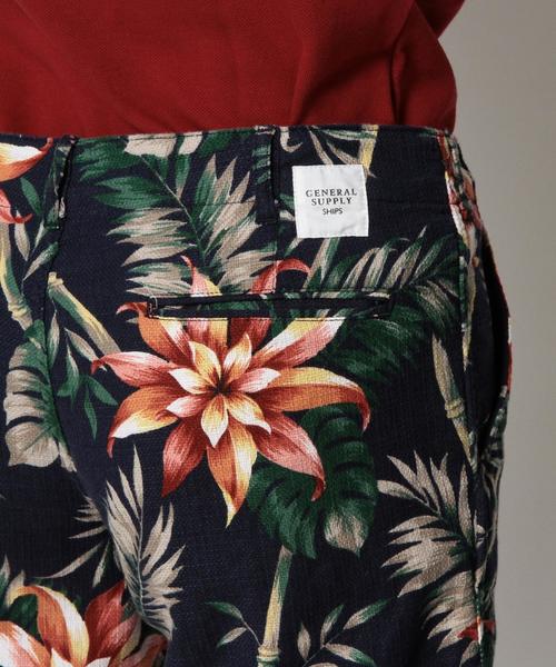 SHIPS GENERAL SUPPLY（シップスジェネラルサプライ）の「SHIPS GENERAL SUPPLY(シップス ジェネラルサプライ): トロピカルフラワーバミューダショーツ■（その他パンツ・メンズ・ネイビー/ナチュラル/ワイン/オリーブ/ブルー系その他・LARGE/MEDIUM/X-LARGE/SMALL）」の8枚目の写真