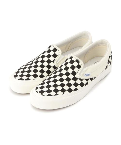 VANS（バンズ）の「[バンズ] VANS C SLIPON LX CHECKER スニーカー tvl003◆（スニーカー・メンズ・ブラック・10/8h/9h/8/9）」の2枚目の写真