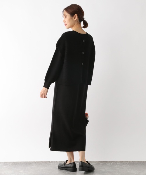 新品‼️タグなし❗️ PLAIN PEOPLE シルク混黒ニットベスト beautiful people（ビューティフルピープル） ベスト ジレ beautiful