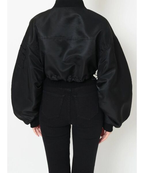 MURUA（ムルーア）の「クロップドMA-1（MA-1・レディース・ブラック/ブルー・FREE）」の17枚目の写真