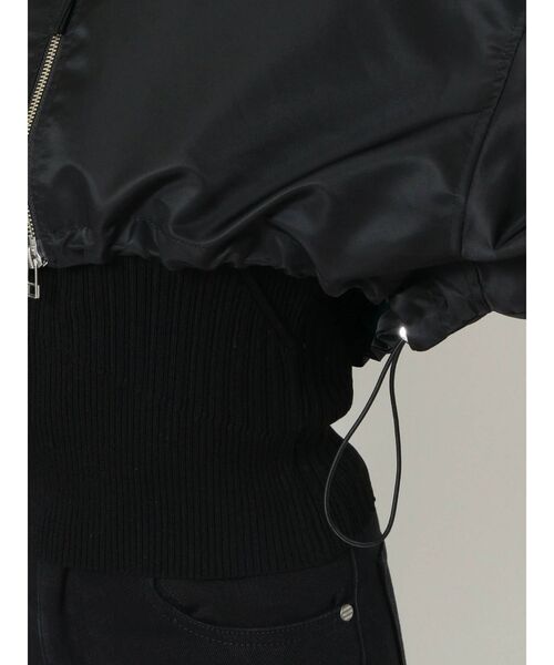 MURUA（ムルーア）の「クロップドMA-1（MA-1・レディース・ブラック/ブルー・FREE）」の21枚目の写真