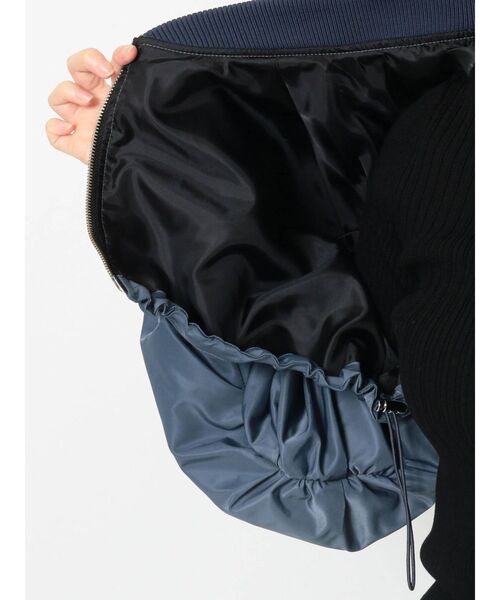 MURUA（ムルーア）の「クロップドMA-1（MA-1・レディース・ブラック/ブルー・FREE）」の22枚目の写真