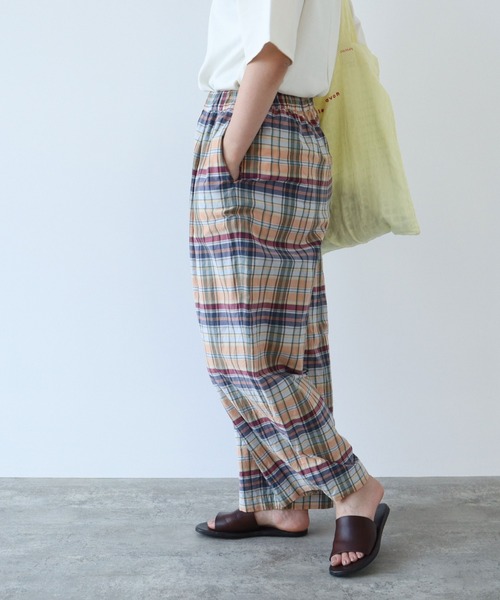 yuni ユニ チェック柄パンツ 美品
