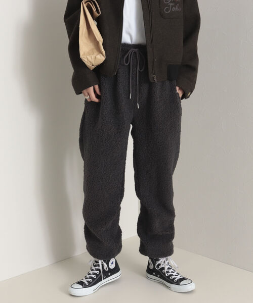 onulsoha（オヌルソハ）の「ボアジョガーパンツ（その他パンツ・レディース・アイボリー/チャコールグレー/ベージュ・38）」の21枚目の写真