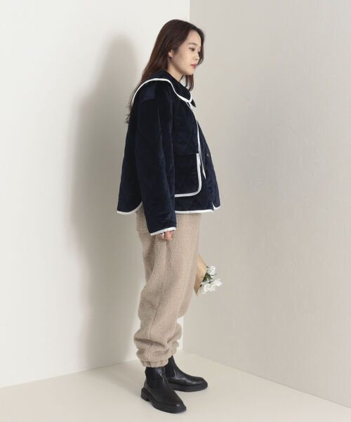 onulsoha（オヌルソハ）の「ボアジョガーパンツ（その他パンツ・レディース・アイボリー/チャコールグレー/ベージュ・38）」の22枚目の写真