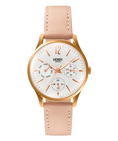 HENRY LONDON（ヘンリーロンドン）の「HENRY LONDON/ヘンリーロンドン APPLE LEATHER 腕時計 HRL-HL34MS0444AL メンズ レディース（アナログ腕時計・レディース・ホワイト・FREE）」の5枚目の写真