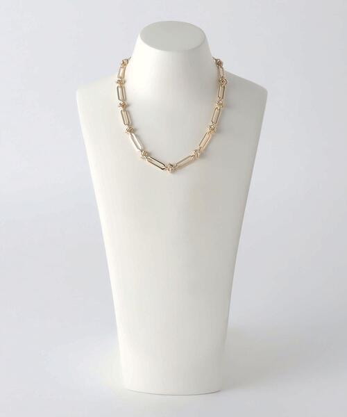 BEAUTY&YOUTH UNITED ARROWS（ビューティーアンドユースユナイテッドアローズ）の「メタル クリップチェーン×タイ ネックレス（ネックレス・レディース・ゴールド/シルバー・FREE）」の7枚目の写真