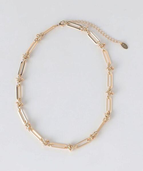 BEAUTY&YOUTH UNITED ARROWS（ビューティーアンドユースユナイテッドアローズ）の「メタル クリップチェーン×タイ ネックレス（ネックレス・レディース・ゴールド/シルバー・FREE）」の6枚目の写真