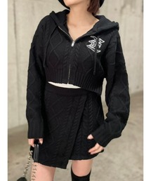 ENVYM | ケーブルショートロゴＰＫ(パーカー)