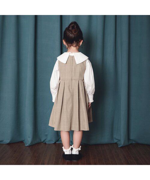 BREEZE(ブリーズ)の「ビックカラーブラウス(シャツ/ブラウス・キッズ・オフホワイト・130/90/100/120/110)」の3枚目の写真