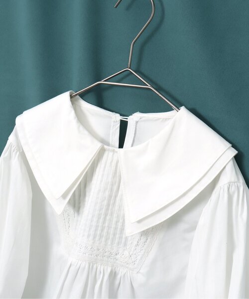 BREEZE(ブリーズ)の「ビックカラーブラウス(シャツ/ブラウス・キッズ・オフホワイト・130/90/100/120/110)」の6枚目の写真