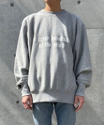 【The Letters / ザレターズ】CREW NECK SWEAT SHIRT / ウルーネックスウェット