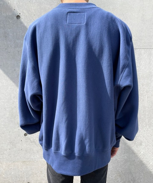 The Letters(ザレターズ)の「【The Letters / ザレターズ】CREW NECK SWEAT SHIRT / ウルーネックスウェット(スウェット・メンズ・ネイビー/グレー・SMALL/MEDIUM)」の14枚目の写真