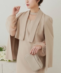 VANNIE U | ケープジャケット(ノーカラージャケット)