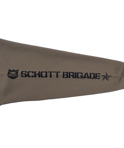 schott（ショット）の「Schott×BASS BRIGADE/ショット×バスブリゲード/HOODIE（パーカー・メンズ・サンドベージュ/ブラック/オレンジ・XL/M/L/2XL）」の17枚目の写真