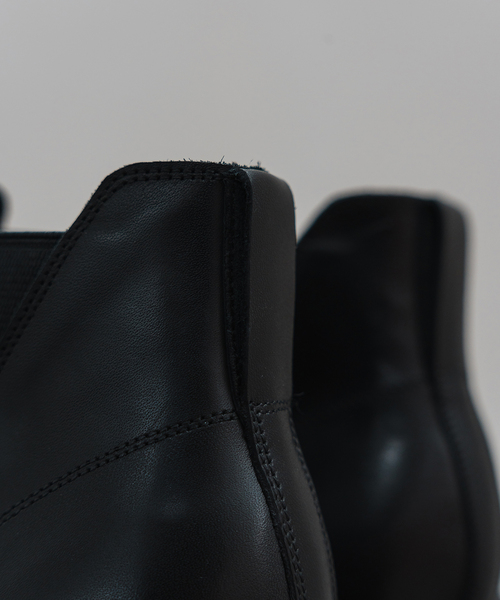 EDIFICE（エディフィス）の「【Marbot for EDIFICE/417 】別注 NAVALサイドゴアブーツ NOIR（ブーツ・メンズ・ブラック・40/41/42/43）」の4枚目の写真