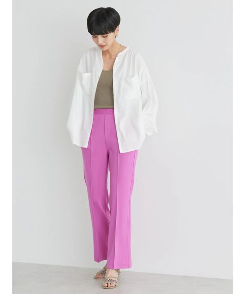 AMERICAN HOLIC（アメリカンホリック）の「美・美・美　ポンチフレアパンツ（その他パンツ・レディース・ピンク/モカ/グリーン/ブラック/ブルー/イエロー・S/XS/L/M）」の16枚目の写真