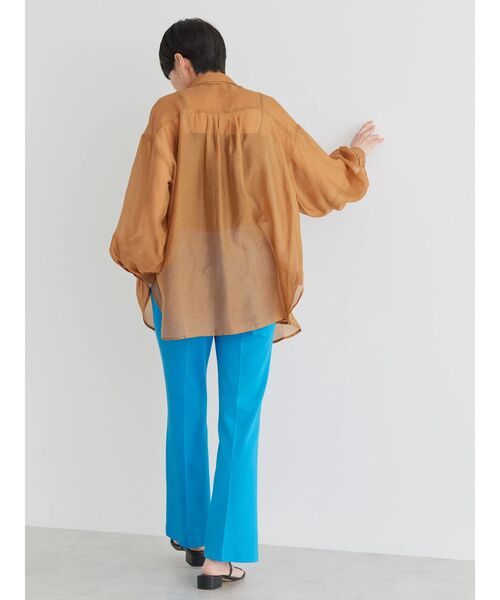 AMERICAN HOLIC（アメリカンホリック）の「美・美・美　ポンチフレアパンツ（その他パンツ・レディース・ピンク/モカ/グリーン/ブラック/ブルー/イエロー・S/XS/L/M）」の21枚目の写真