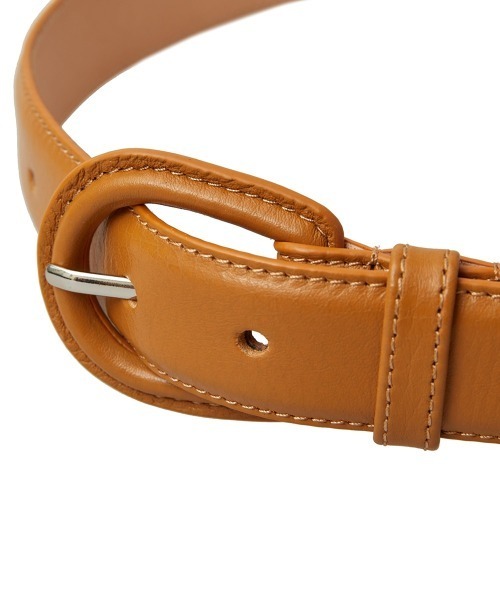 CLANE（クラネ）の「BASIC LEATHER WIDE BELT（ベルト）」 - WEAR