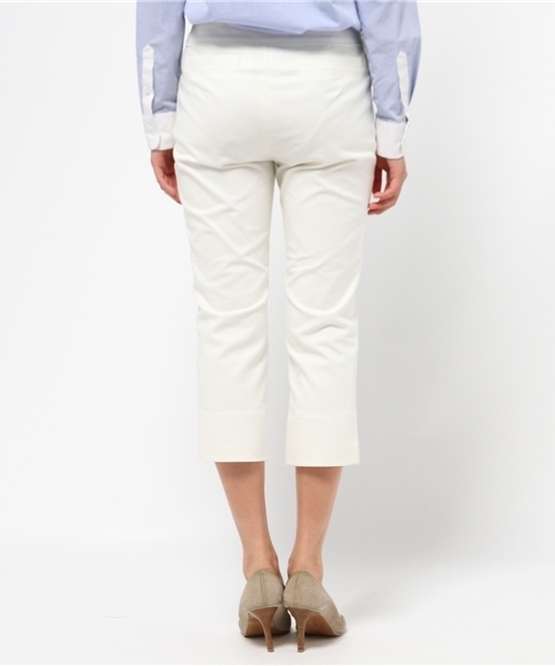 NATURAL BEAUTY BASIC(ナチュラルビューティーベーシック)の「クロップドパンツ(その他パンツ・レディース・ブラック/ホワイト系その他/ネイビー・MEDIUM/LARGE/SMALL/X-SMALL)」の6枚目の写真