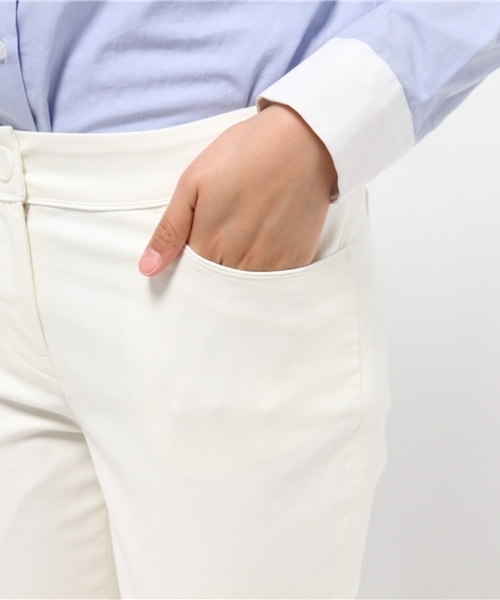 NATURAL BEAUTY BASIC(ナチュラルビューティーベーシック)の「クロップドパンツ(その他パンツ・レディース・ブラック/ホワイト系その他/ネイビー・MEDIUM/LARGE/SMALL/X-SMALL)」の12枚目の写真