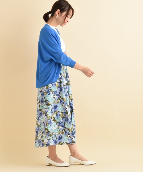 actuel(アクチュエル)の「【actuel】【UV・接触冷感】ドルマンカーディガン(カーディガン/ボレロ・レディース・ブルー/ブラック/ホワイト/グリーン・FREE)」の13枚目の写真