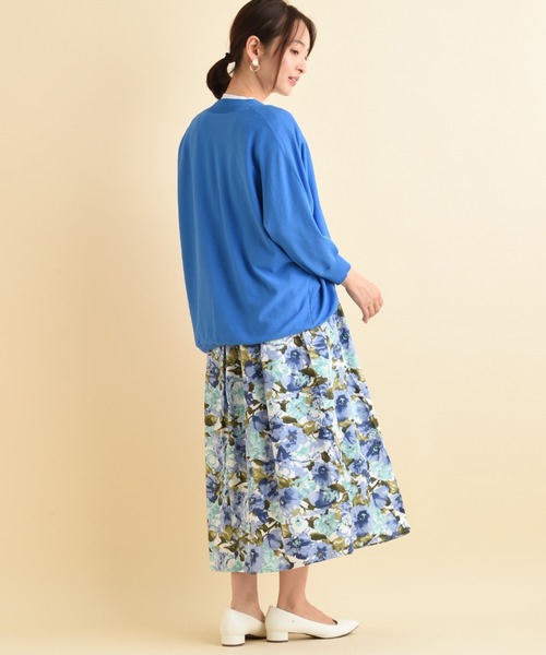 actuel(アクチュエル)の「【actuel】【UV・接触冷感】ドルマンカーディガン(カーディガン/ボレロ・レディース・ブルー/ブラック/ホワイト/グリーン・FREE)」の20枚目の写真