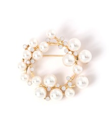 ラウンドパールブローチ《オケージョンライン》