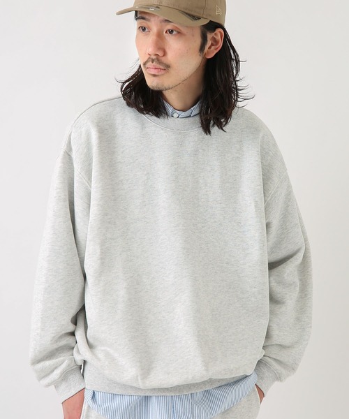 URBAN RESEARCH Sonny Label（アーバンリサーチサニーレーベル）の「スーパービッグ裏毛スウェットプルオーバー（スウェット・メンズ・ピンク/ブラック/ベージュ系その他/グレー/グリーン・LARGE/MEDIUM）」の6枚目の写真