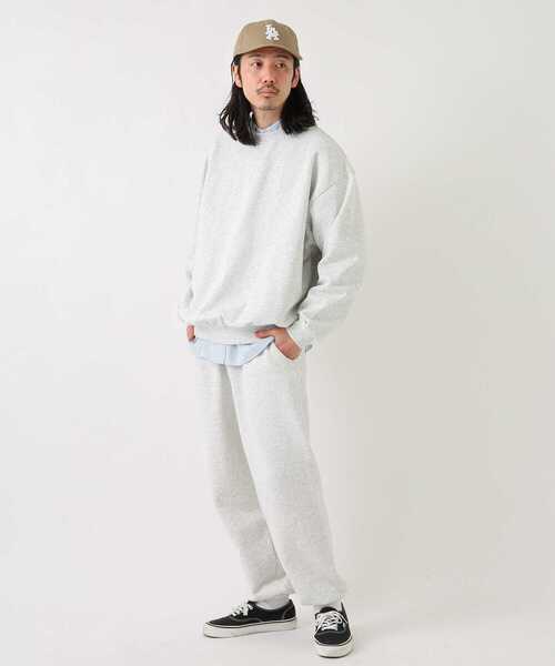 URBAN RESEARCH Sonny Label（アーバンリサーチサニーレーベル）の「スーパービッグ裏毛スウェットプルオーバー（スウェット・メンズ・ピンク/ブラック/ベージュ系その他/グレー/グリーン・LARGE/MEDIUM）」の8枚目の写真