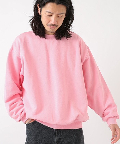 URBAN RESEARCH Sonny Label（アーバンリサーチサニーレーベル）の「スーパービッグ裏毛スウェットプルオーバー（スウェット・メンズ・ピンク/ブラック/ベージュ系その他/グレー/グリーン・LARGE/MEDIUM）」の13枚目の写真