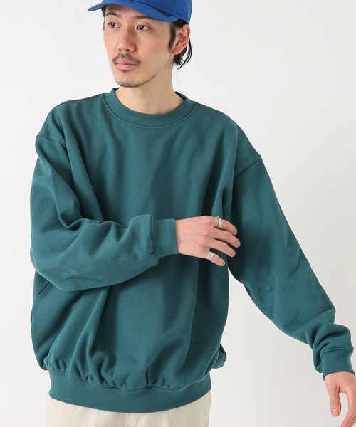 URBAN RESEARCH Sonny Label（アーバンリサーチサニーレーベル）の「スーパービッグ裏毛スウェットプルオーバー（スウェット・メンズ・ピンク/ブラック/ベージュ系その他/グレー/グリーン・LARGE/MEDIUM）」の18枚目の写真