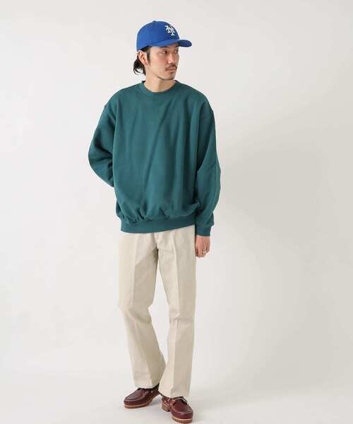 URBAN RESEARCH Sonny Label（アーバンリサーチサニーレーベル）の「スーパービッグ裏毛スウェットプルオーバー（スウェット・メンズ・ピンク/ブラック/ベージュ系その他/グレー/グリーン・LARGE/MEDIUM）」の21枚目の写真