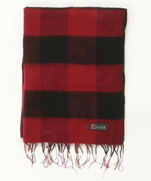 KHATA(カタ)の「【KHATA】PANEL STOLE(マフラー・メンズ・ピンク/ホワイト/ベージュ/イエロー/グレー/チャコールグレー/ブルー・FREE)」の13枚目の写真