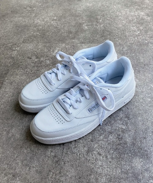 DouDou(ドゥドゥ)の「【Reebok/リーボック】CLUB C 85(スニーカー・レディース・ホワイト・24.5cm/24cm/23.5cm)」の1枚目の写真