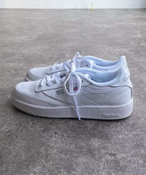 DouDou(ドゥドゥ)の「【Reebok/リーボック】CLUB C 85(スニーカー・レディース・ホワイト・24.5cm/24cm/23.5cm)」の8枚目の写真