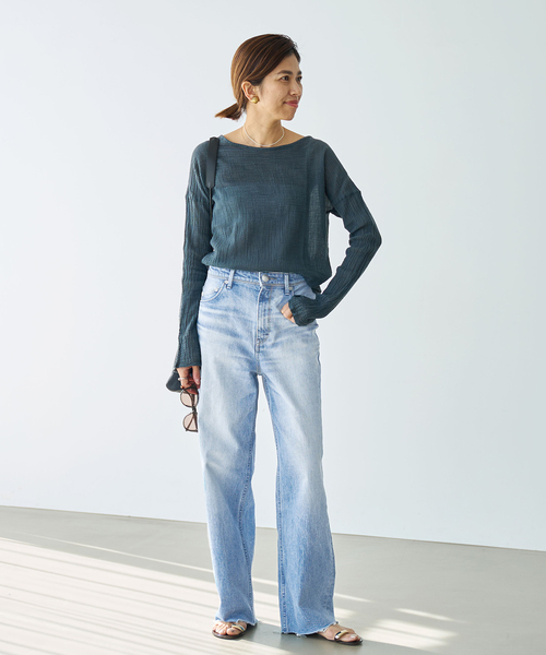 【完売品】23SS ヤヌーク イエナ別注 LILITH リリス カットオフデニム 完売品】23SS ヤヌーク イエナ別注 LILITH リリス カットオフデニム