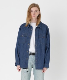 Levi's | Levi's/リーバイス リラックスフィット ウエスタンシャツ インディゴ RINSE(シャツ/ブラウス)