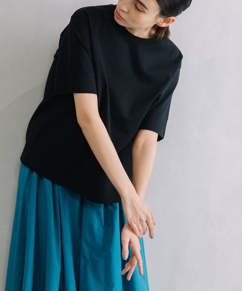 MARECHAL TERRE（マルシャルテル）の「バックロゴプリントTシャツ（Tシャツ/カットソー・レディース・オレンジ/ホワイト/ライトグレー/グリーン/ブラック・MEDIUM）」の3枚目の写真