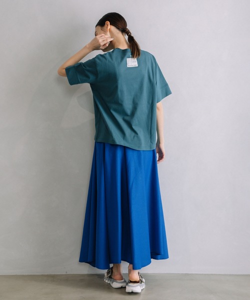 MARECHAL TERRE（マルシャルテル）の「バックロゴプリントTシャツ（Tシャツ/カットソー・レディース・オレンジ/ホワイト/ライトグレー/グリーン/ブラック・MEDIUM）」の8枚目の写真