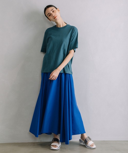 MARECHAL TERRE（マルシャルテル）の「バックロゴプリントTシャツ（Tシャツ/カットソー・レディース・オレンジ/ホワイト/ライトグレー/グリーン/ブラック・MEDIUM）」の9枚目の写真