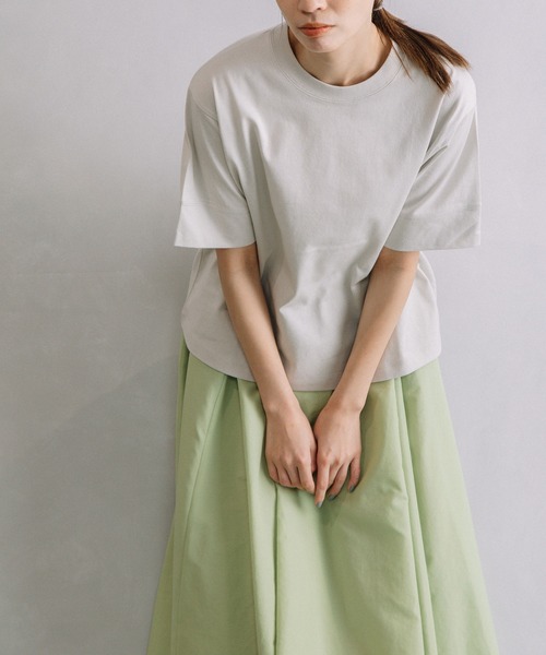 MARECHAL TERRE（マルシャルテル）の「バックロゴプリントTシャツ（Tシャツ/カットソー・レディース・オレンジ/ホワイト/ライトグレー/グリーン/ブラック・MEDIUM）」の11枚目の写真