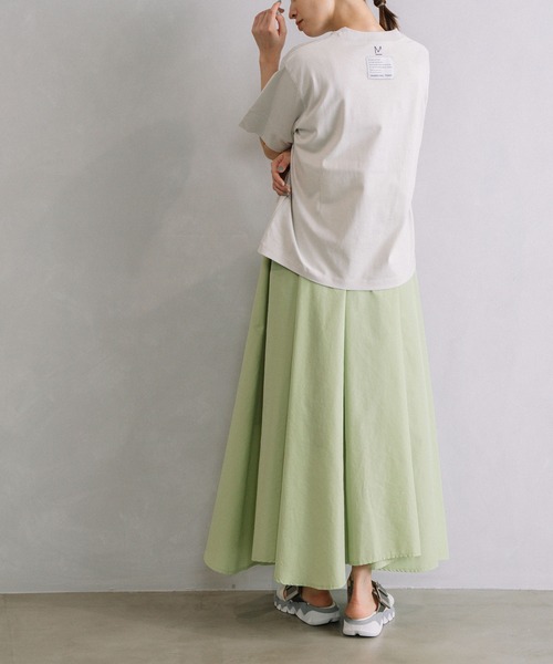 MARECHAL TERRE（マルシャルテル）の「バックロゴプリントTシャツ（Tシャツ/カットソー・レディース・オレンジ/ホワイト/ライトグレー/グリーン/ブラック・MEDIUM）」の13枚目の写真