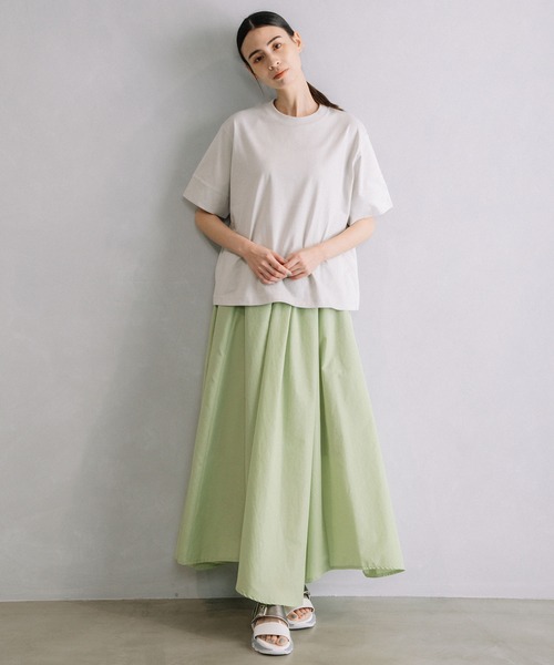 MARECHAL TERRE（マルシャルテル）の「バックロゴプリントTシャツ（Tシャツ/カットソー・レディース・オレンジ/ホワイト/ライトグレー/グリーン/ブラック・MEDIUM）」の14枚目の写真